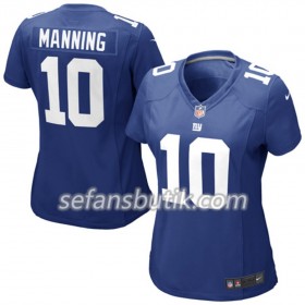 New York Giants Tröjor Eli Manning 10 Nike Blå - Dame